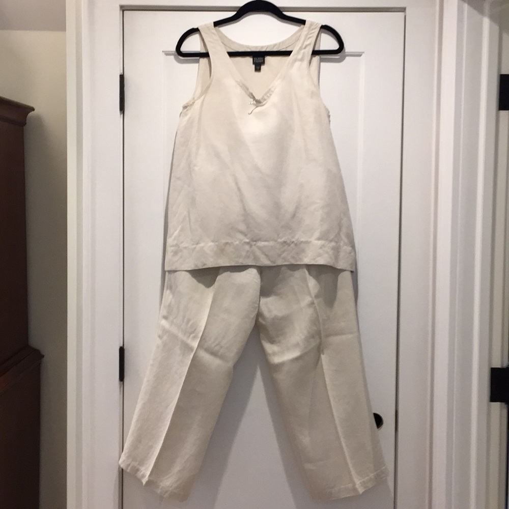 Eileen Fisher Linen Silk blend outfit